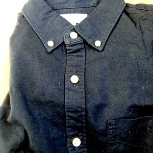 GAP Navy Blue Button Down Size Medium
